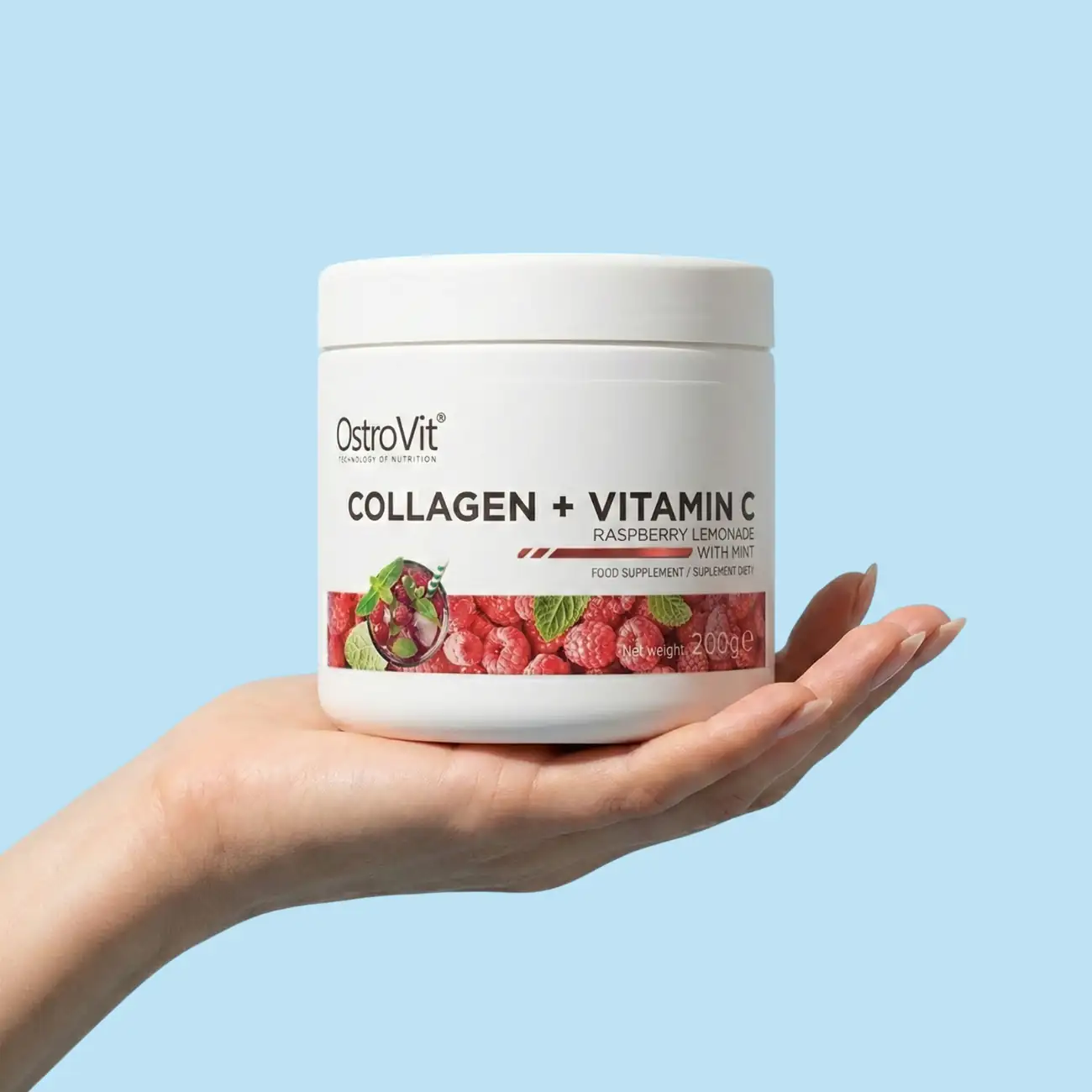 Collagen + Vitamin C raspberry 200g