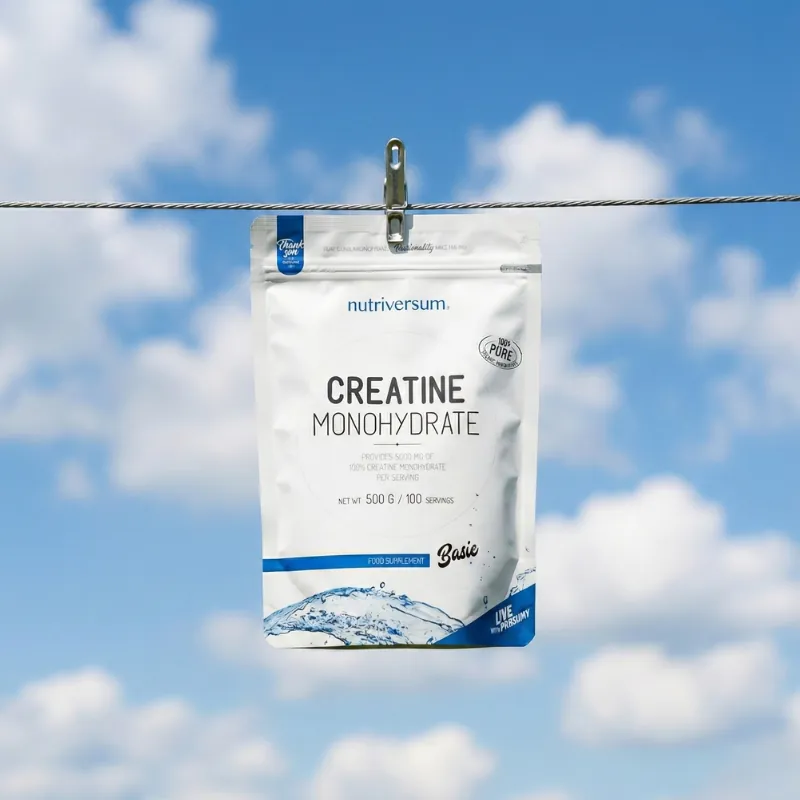 Creatine Basic Monohydrate Kreatin Monohidrat 500g Nutriversum