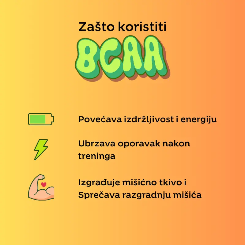 Benefiti BCAA aminokiselina za oporavak mišića