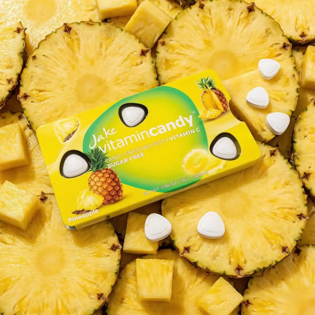 Vitamin C bombone bez šećera Jake Vitamin Candy ananas