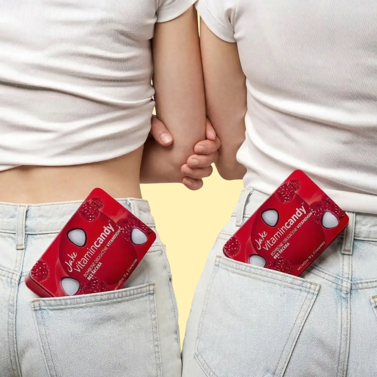 Vitamin C bombone bez šećera Jake Vitamin Candy malina