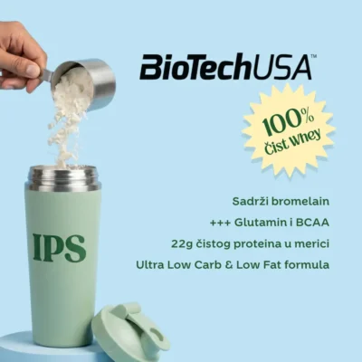 biotechusa whey Sadrži enzim bromelain