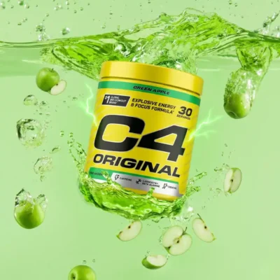 C4 Pre-Workout Original 204g – NO Reaktor (30 Doza) Jabuka Green Apple