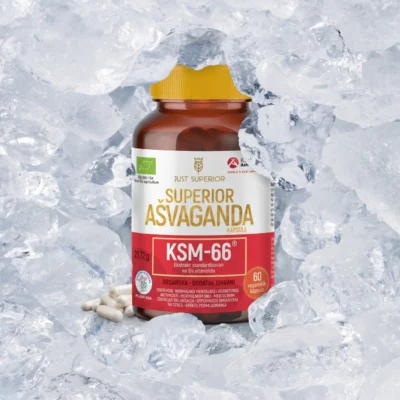 Ašvaganda Kapsule KSM66 - Organski Ekstrakt bez Filera just superior