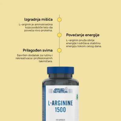 L-Arginine 1500mg Arginin - Applied Nutrition cena