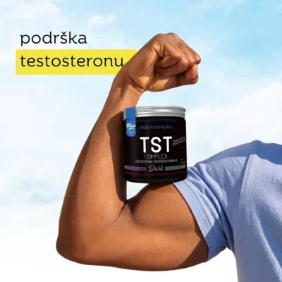 TST Complex Dark 210 g – Testosteron Support – Tribulus Kompleks sa Cinkom – Nutriversum