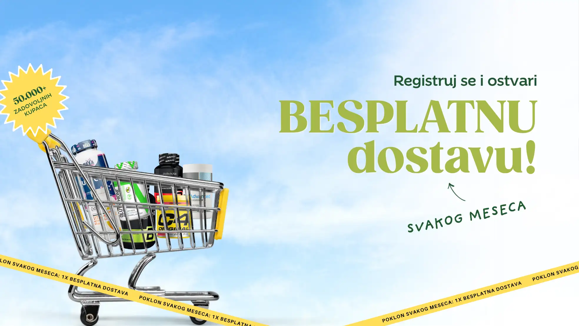 BESPLATNA dostava! internet prodaja suplemenata